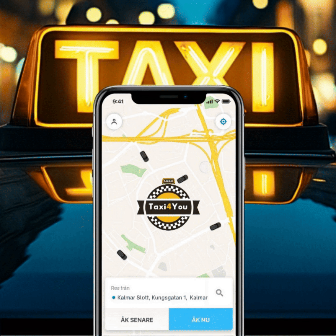 taxi4you app kalmar